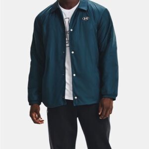 NWT Men’s Under Armour Athletics Teal Loose Fit Jacket Size Large Casual Sporty